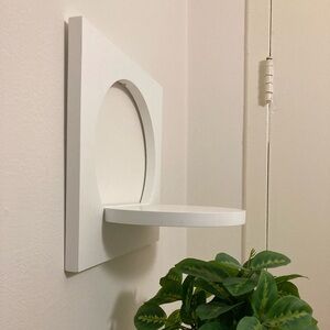 Two White Wall Shelves 11.5 x 11.5